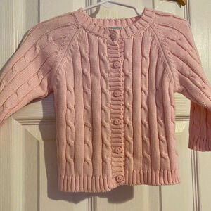 Pink Elegant Baby Cardigan